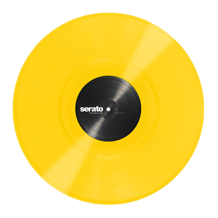 Serato 12" Control Vinyl: Yellow - Deckademics